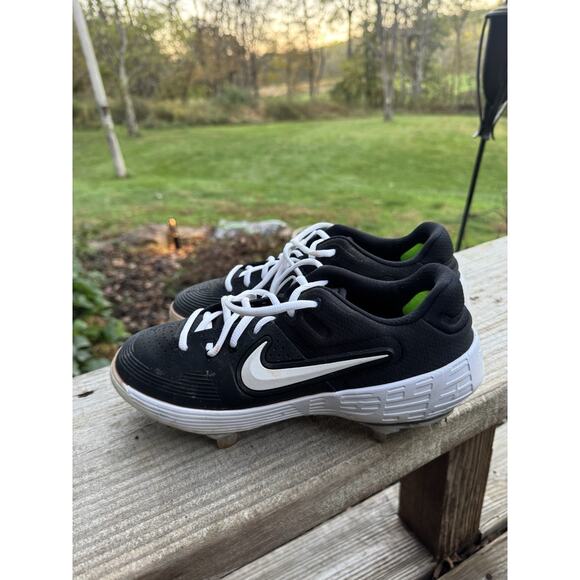 Nike Zoom Hyper Diamond 3 Elite Softball Cleats Metal AV3043-009 Black Size 8.5 - Picture 2 of 9